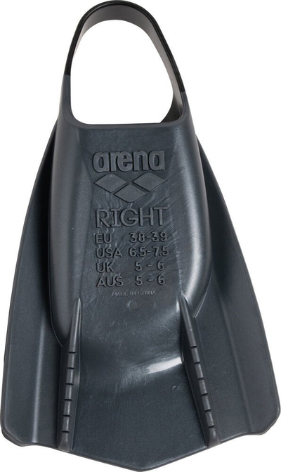 Bakëza noti Arena Powerfin Pro II, trajnimi, unisex, gri