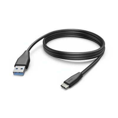 Kabllo HAMA Karikues/Transferimi, USB Type-C - USB-A 1m