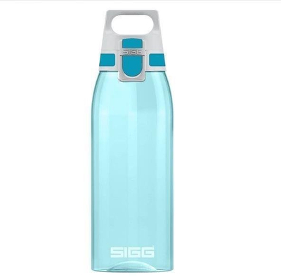 Shishe uji SIGG Total Color Aqua, 1L, plastike, blu