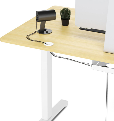 Tavolinë elektrike Sense7 Nojo Desk Pine, 140×70 cm, rregullim lartësie, dru pishe e bardhë