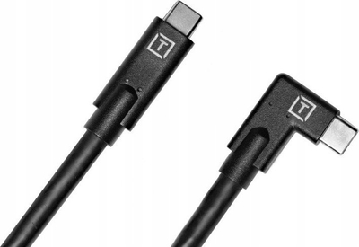 Kabllo Tether Tools TetherPro USB C në USB C me kënd, 4.5m, e zezë