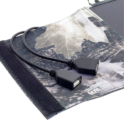 Karikues diellor SUNEN ES-5, 18W, 2x USB 5V 2.1A, kamuflazh