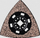 Pllakë lëmimi Bosch MultiMaterial AVZ90RT4, 90mm, Starlock, e zezë