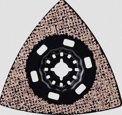 Pllakë lëmimi Bosch MultiMaterial AVZ90RT4, 90mm, Starlock, e zezë