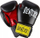 Doreza boksi Benlee Fighter, lëkurë natyrale, 12oz, të zeza me të kuqe