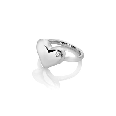 Unazë për femra Hot Diamonds Desire DR275, e argjendtë