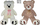 Arush pelushi Sunday Bikes Teddy Bear 130cm, 130cm, shumëngjyrësh
