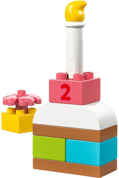 Set ndërtimi LEGO DUPLO 30712 Celebration Cake, 9 pjesë, 1.5+ vjeç, shumëngjyrësh