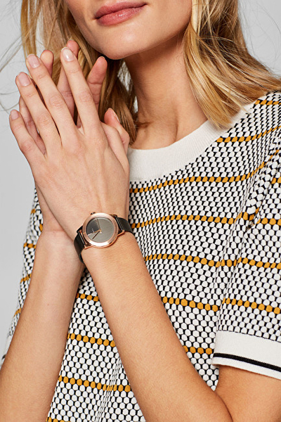 Orë dore Esprit Bloom Rosegold Gun Mesh ES1L105M0105