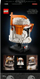 Set LEGO Star Wars 75350 Helmet komandanti i kloneve Cody, 766 copa, dekor për t’u mbledh, portokalli me të bardhë