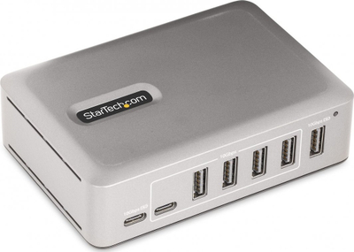 Hub USB StarTech 7 porta, USB C, 10Gbps, me furnizim 65W