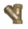 Filtër këndor për gaz Invena, bronz, 1/2", rrjetë çeliku