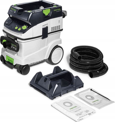 Fshesë industriale Festool CTL 36 E AC, 1200W, 34L, bardhë e zezë