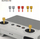 Zgjatues joystick Sunnylife për DJI RC, alumini, 2 copë, argjendtë