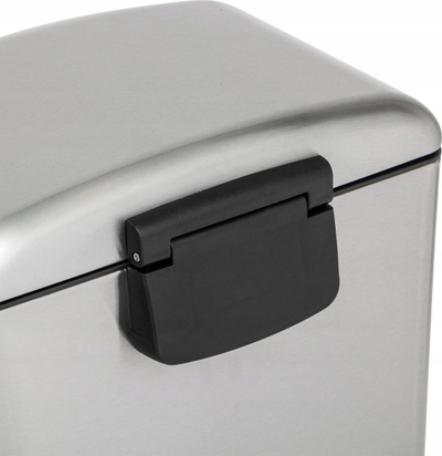 Kosh mbeturinash 5five Ariane, 20L, çelik inox, argjendtë