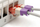 Klipe kablloje për rrjet Digitus Color Clips, set shumëngjyrësh, vjollcë