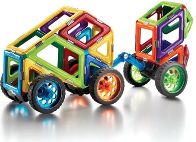 Магнетски градежен сет SmartGames Geosmart Space Truck, 5+, повеќебоен