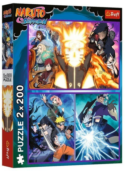 Puzzle Trefl Naruto Shippuden, 200 pjesë, Ninja from the Hidden Leaf Village, shumëngjyrësh