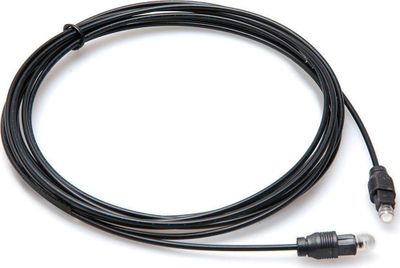 Kabllo optike audio Hosa Technology, Toslink mashkull në Toslink mashkull, 1m, e zezë