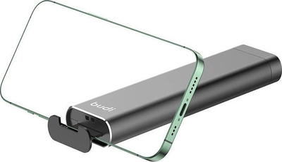 Organizues kartash memorie Budi Alloy, për MicroSD, SD, Nano SIM, alumini, gri