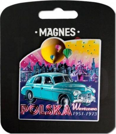 Magnet dekorativ I Love Poland Polska ILP MAG a PL 18, suvenir frigoriferi, shumëngjyrësh