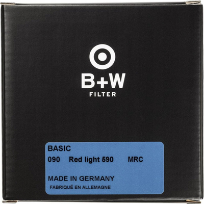 Filtër fotografik B+W Basic 090M MRC, 39mm, i kuq i hapur 590