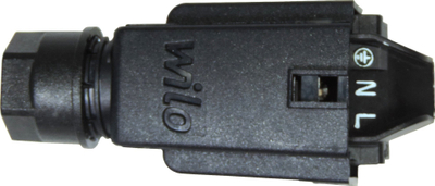 Приклучна приклучница Wilo Connector Plug SC1 4144582, за циркулациони пумпи, црна