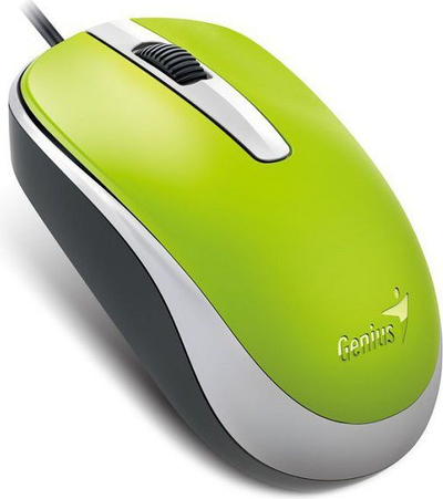 Глушец Genius DX-120, со кабел, USB, зелен