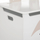 Kuti dekorative Atmosphera White Fox Softness, MDF, 53x33x54.5cm, e bardhë
