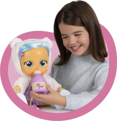 Kукла интерактивна Cry Babies Dressy 2.0 Kristal, со вистински солзи, со заменлива облека, шарена