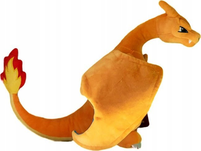 Lodër pelushi Pokémon Charizard, 30 cm, zyrtare, portokalli