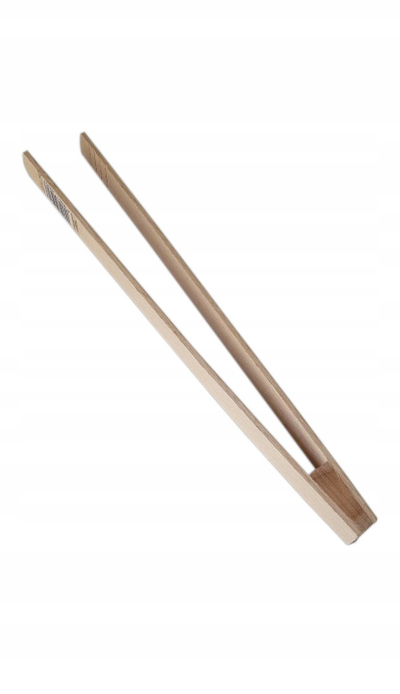 Pinca për barbekju Komelon, 32 cm, dru natyral, kafe