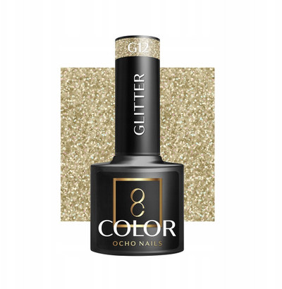 Лак за нокти Ocho Nails Hybrid Glitter G13, 5 g, со сјај