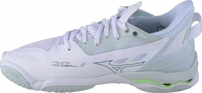 Këpucë për në palestër për goca Mizuno Wave Mirage 5, hendboll, të bardha