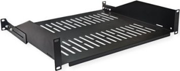 Raft rack Value 19", 2U, thellësi 400 mm, i zi