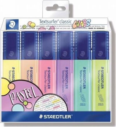 Set markera Staedtler Classic Colors, 6 copë, shumëngjyrësh