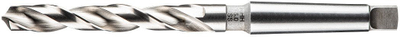 Spiral metalik Baildon NWKc HSS S, 8mm, bisht Morse MK1, ngjyrë argjendtë