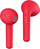 Kufje wireless Defunc True Lite, in ear, Bluetooth, të kuqe