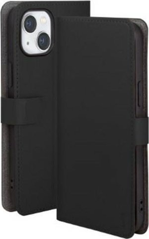 Këllëf portofol Uniq Journa për iPhone 14 Plus, lëkurë eko, me mbajtëse kartelash, i zi