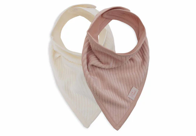 Perparse Bandana Velvet Rib Wild Rose/Ivory (2pack)