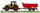 Lodër traktor Mega Creative My Ranch, me rimorkio, plastike, shumëngjyrëshe