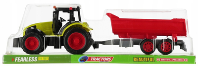 Lodër traktor Mega Creative My Ranch, me rimorkio, plastike, shumëngjyrëshe