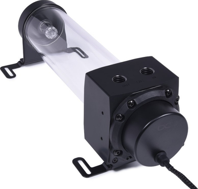 Pompë ftohje kompjutri Alphacool 15381 me depozitë, RGB 5 V, e zezë transparente