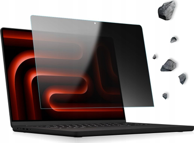 Xham privatësie Grizz SecretGlass Easy për MacBook Air 13" M1 2020, me aplikues, transparent