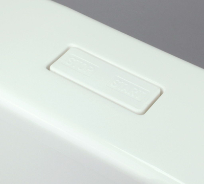 Buton rezervuari Inter-Sano 600-50031, sistem Start-Stop, për rezervuar t’ulët, i bardhë