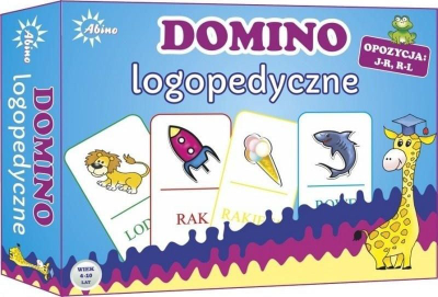 Едукативна игра Абино логопедско домино J R L, деца 4+, многуобојна