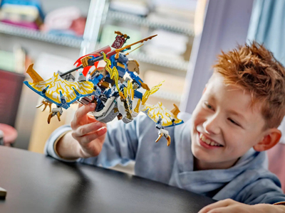 Lodër ndërtimi LEGO ROGUE RIDER ROBOT 71843, set kreativ, shumëngjyrëshe