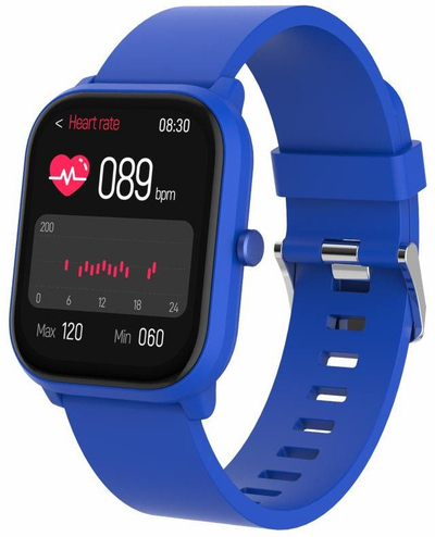 Smartwatch për fëmijë Denver SWK-120, ekran me prekje, IP68, blu