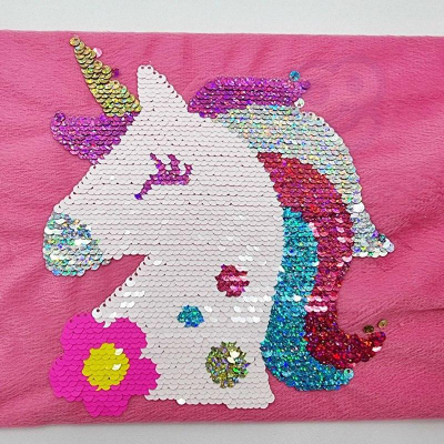 Set kreativ për qepje jastëku njëbrirësh Woopie Art&Fun, me llustra, për kalamaj 5+, rozë