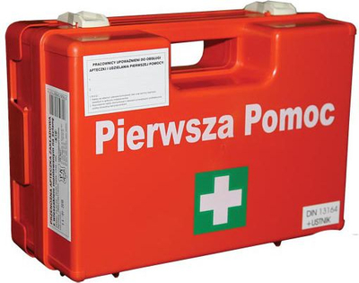 Kuti ndihme e parë PK-MOT AZP10, sipas DIN 13164, plastike ABS, e kuqe